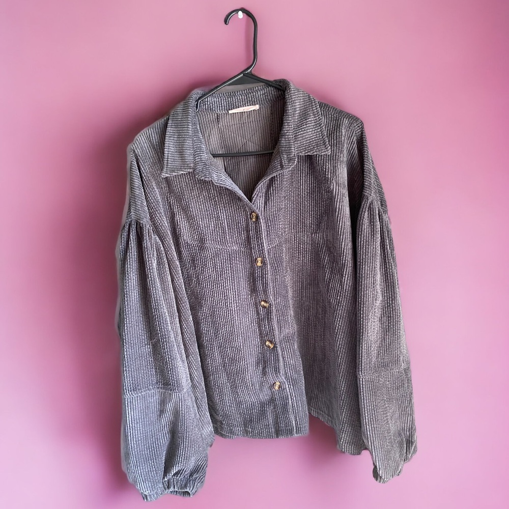 Grey Shacket